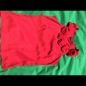 The Limited Red Career Blouse XS